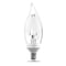 Feit Electric Feit BA10 E12 (Candelabra) LED Bulb Adjustable White 40 Watt Equivalence 2 pk CFC405CCTWFIL/2 - alternate 2