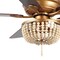 Jonathan Y Erin 52" 3-Light Rustic Farmhouse Iron/Wood Bead Mobile-App/Remote-Controlled LED Ceiling Fan, Antiqu JYL9618A - alternate 6