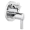 Brizo Odin: Pressure Balance Valve with Integrated 6-Function Diverter Trim - Less Handles T75P675-PCLHP - alternate 3