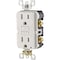 Leviton 15 Amp Self-Test SmartlockPro Slim Tamper Resistant GFCI Duplex Outlet, White, 3PK M92-GFTR1-03W - alternate 5