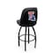 Holland Bar Stool Co Logo Grizzly Louisiana Tech 30 in. Swivel Bar Stool with Black Wrinkle Finish L048 - alternate 1