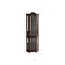 Homeroots Mahogany Scallop Top Lighted Corner Curio Cabinet 401662 - alternate 5