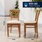 Flash Furniture HERCULES Ladder Back Cherry Wood Restaurant Chair - Tan Vinyl Seat XU-DGW0005LAD-CHY-TNV-GG - alternate 6