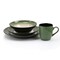 Elama Grand Jade 16 Piece Luxurious Stoneware Dinnerware with Complete Setting for 4, 16pc EL-GRANDJADE16 - alternate 8