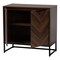 Baxton Studio Sadia Modern Walnut Brown Finished Wood Storage Cabinet 226-12917-ZORO - alternate 4