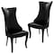 Leisuremod Novara Collection Modern Wooden Dining Chair in Black, 2PK NC20BL2 - alternate 1