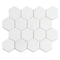 Apollo Tile 10x12 Thassos Polished Snow White Marble Mosaic Hexagon Wall and Floor Tile 4.46 sq ft/case, 5PK APLMKN88G54PA - alternate 1