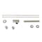 Kingston Brass Plumbing Sink Trim Kit with Bottle Trap, Brushed Nickel KPK808P - alternate 1