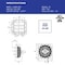 Iliving Wall Mounted Smart Remote 10 in. Shutter Exhaust Fan with Thermostat, Humidistat, Timer ILG8SF10VC - alternate 8