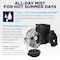 Maxx Air Misting Fan, 18 in Blade Dia, 120V, 3,500 cfm, Non-Oscillating CDMP1840GRY - alternate 6