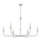 Z-Lite Tova Brushed Nickel 6 Light Chandelier 3049-45BN - alternate 3