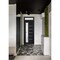 Vdomdoors Front Exterior Prehung FiberGlass Door Frosted Glass / Manux 8088 Matte Black / Transom Window / Of MANUX8088EXD-BLK-W30 x H80+14-LH - alternate 3