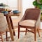 Bali & Pari Jasper Woven Seagrass Dining Chair, Brown Wash 265-14533-ZORO - alternate 6