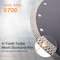 Powertec 7 Inch Diamond Saw Blades for Circular Saws, Super Thin Turbo Mesh Rim Blades, 2PK 14001-P2 - alternate 3