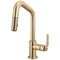 Brizo Litze Pull-Down Prep Faucet with Angle Spout, Industrial Handle Luxe Gold 63964LF-GL - alternate 1