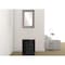 Homeroots 28" Black Wall mounted Accent Cabinet With Eight Shelves And Six Drawers 546373 - alternate 6