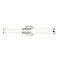 Z-Lite Warwick 1 Light Vanity, Chrome/Opal White, 25.25 In W x 4.75 In H 1020-25W-CH-LED - alternate 1