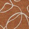 Homeroots 8' X 10' Copper And Ivory Abstract Washable Indoor Outdoor Area Rug 597508 - alternate 6