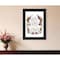 Homeroots Charming Garden 4 Black Framed Print Wall Art 407660 - alternate 2