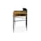 Homeroots 43" Natural and Black Writing Desk 543760 - alternate 3