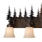 Vaxcel Yosemite 4 Light Bronze Rustic Tree Bathroom Vanity Fixture VL55504BBZ - alternate 5