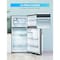 Commercial Cool 18 cu.ft Top Mount Refrigerator / Freezer with ice maker -Stainless Look CCR1800GIMS - alternate 3