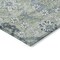 Homeroots 10' X 14' Artichoke Green Denim Blue And Silver Floral Washable Indoor Outdoor Area Rug 588857 - alternate 3