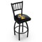 Holland Bar Stool Co 36" Blk Wrinkle Idaho Swivel Bar Stool, Jailhouse Back L01836IdahoU - alternate 1