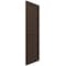 Ekena Millwork True Fit PVC Two Panel Chevron Modern Style Fixed Mount Shutters, Raisin Brown, 15W x 42H, PR TFP101CV15X042TB - alternate 8