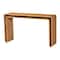 Bali & Pari Nevada Bohemian Light Honey Rattan Console Table 258-14167-ZORO - alternate 1
