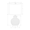 Monarch Specialties Lighting, 16"h, Table Lamp, White Resin, Ivory / Cream Shade, Contemporary I 9777 - alternate 3