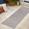Jonathan Y Odense High-Low Minimalist Angle Geometric Gray/Ivory 2 ft. x 8 ft. Indoor/Outdoor Runner Rug SCN101B-28 - alternate 6