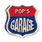 Signmission Pop's Garage, 6 inch X 6 inch, Plastic Sign, 2PK SHI-P-2PACK-6-383-POP - alternate 1