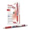 Pentel EnerGel RTX Deluxe Gel Pen, Retractable, Fine 0.5 mm, Red Ink, Red/Blue Barrel, 12PK BLN75-B - alternate 1