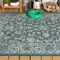 Jonathan Y Tela Bohemian Textured Weave Floral Teal/Gray 5 ft. x 8 ft. Indoor/Outdoor Area Rug SMB100C-5 - alternate 6