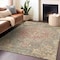 Homeroots 10' X 14' Brown Floral Medallion Washable Indoor Outdoor Area Rug 607841 - alternate 5