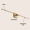 Jonathan Y McKenna 32" Modern Minimalist Dimmable Integrated LED Metal Wall Sconce, Oil Rubbed Bronze/Brass Gold JYL7040F - alternate 7