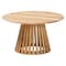 Bali & Pari Caribic Modern Slatted Acacia Wood Coffee Table 254-13767-ZORO - alternate 1
