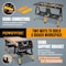 Powertec 2-in-1 Portable Folding Work Table & Sawhorse, 1000 lb Capacity with 8-Level Height Adjustment UT1015 - alternate 6