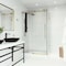 Vigo Elan E-Class 36 in. L x 48 in. W x 82 in. H Frameless Sliding Shower Enclosure Kit in Matte Gold VG6053MGCL48WL - alternate 4