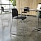 Flash Furniture Commercial Black Plastic Stack Stools, Contoured Backs and Sled Bases-Set of 3, 3PK 3-RUT-239AH-CS-BK-CHR-GG - alternate 4