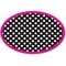 Ashley Productions Magnetic Whiteboard Eraser, Black/White Dots, PK6 10048 - alternate 1