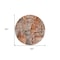 Homeroots 8' Orange Copper And Salmon Round Village Houses Washable Indoor Outdoor Area Rug 577867 - alternate 5