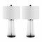 Jonathan Y Tryon 26 in. Modern Minimalist Glass/Iron Nightlight LED Table Lamp, Oil Rubbed Bronze/Clear, 2PK JYL1137C-SET2 - alternate 5