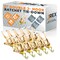 Jrex Safety 10PK HD Ratchet Straps with Double J Hooks, Yellow 2 in x 27 ft Tie Downs RTD227-JR-DJH-10PK - alternate 1