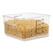 Rubbermaid Commercial SpaceSaver Square Containers, 4 qt, 8.8 x 8.75 x 4.75, Clear, Plastic FG630400CLR - alternate 2