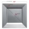 Smarty Had A Party 9.5" Silver Square Plastic Dinner Plates (120 Plates), 120PK 6949-CASE - alternate 8