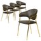 Leisuremod Bella Collection Modern Dining Chair in Charcoal, 4PK BC21CH4 - alternate 1