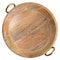 Cravings By Chrissy Teigen 13 Inch Mango Wood Bowl with Aluminum Gold Handles 95883.01 - alternate 4