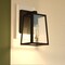 Vaxcel Sutton, 9.5 in H, Black Outdoor Wall Sconce, Seeded Glass, LED Compatible T0817 - alternate 6